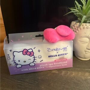 Hello Kitty Pink Plush Spa Headband